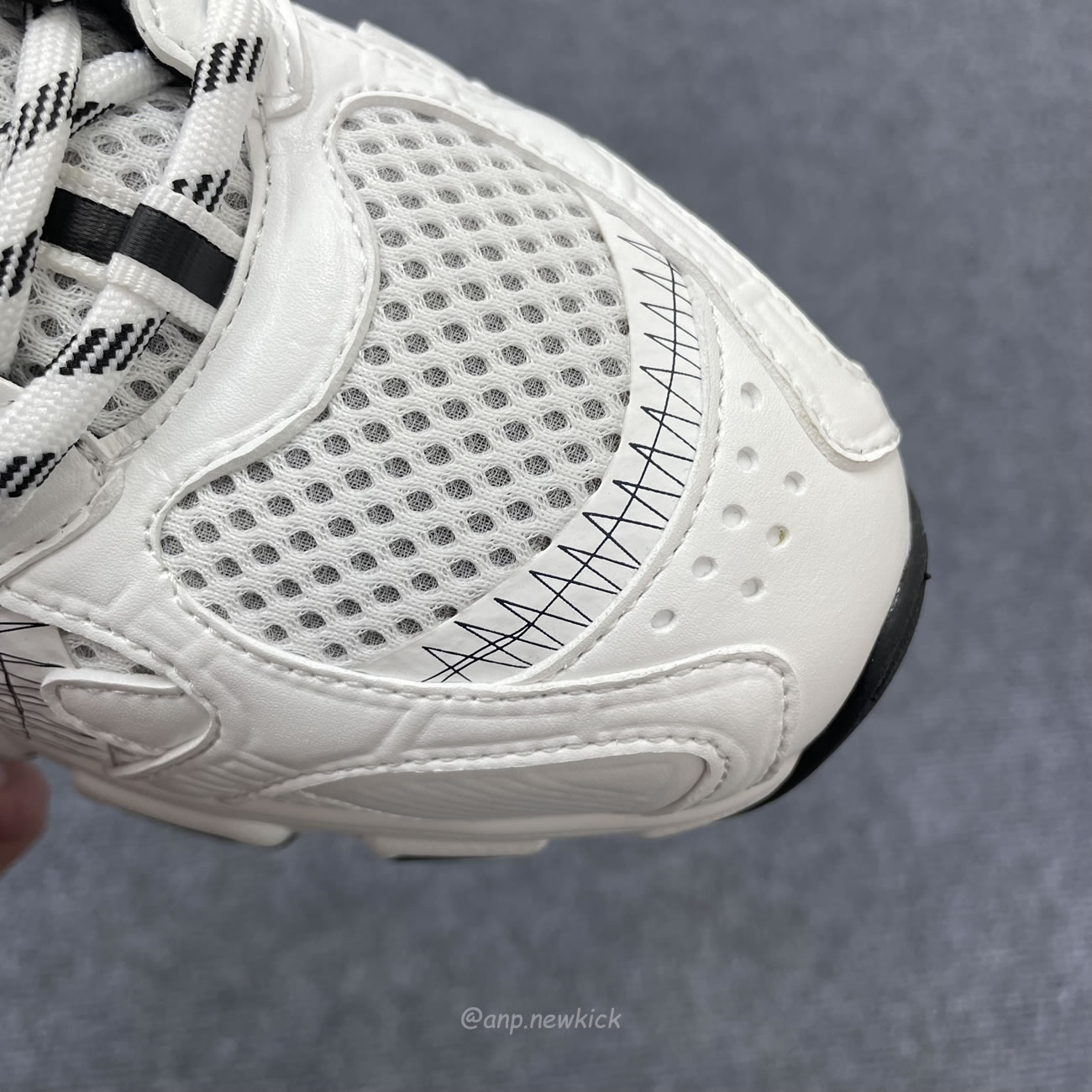 Dior Chrono Sneaker Mesh With White Black 19w White (2) - newkick.org